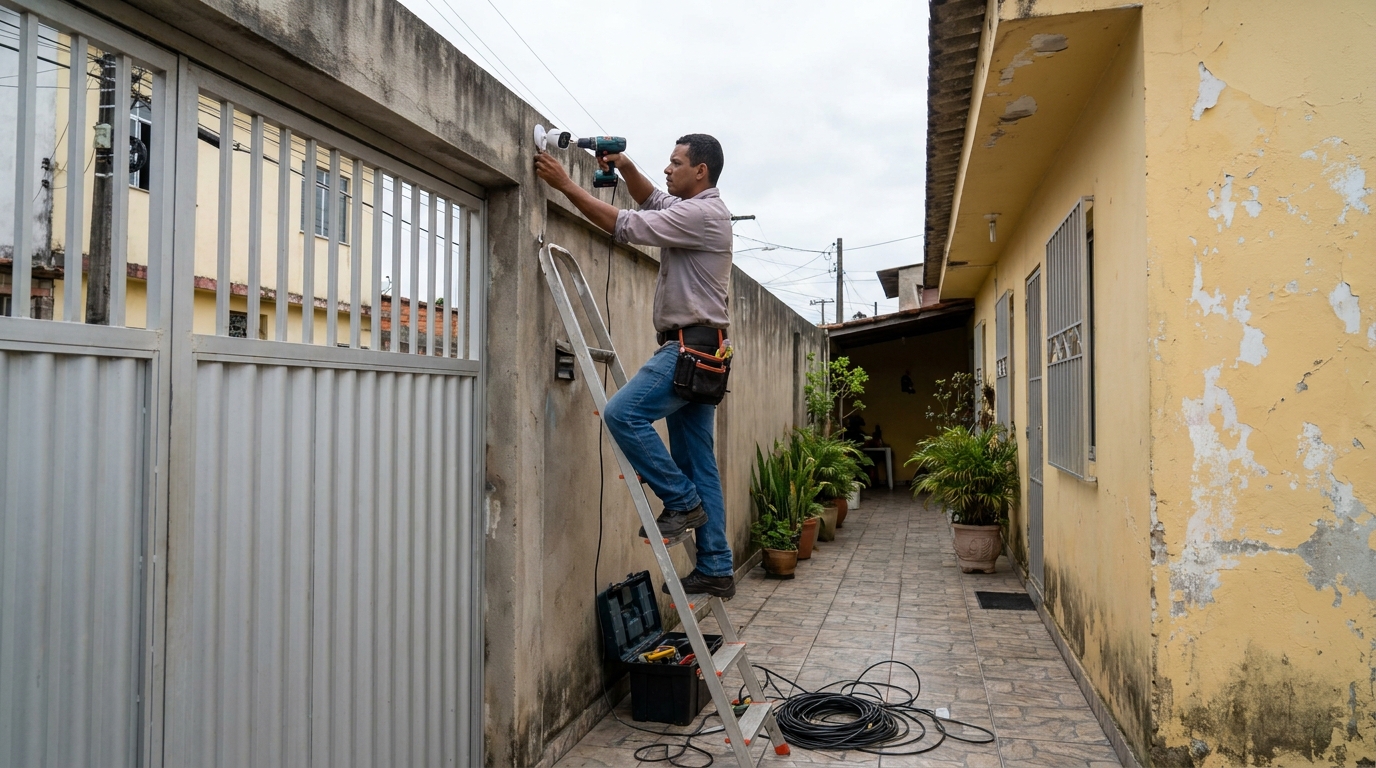 Instalacao de cameras de seguranca profissional em Duque de Caxias‑RJ