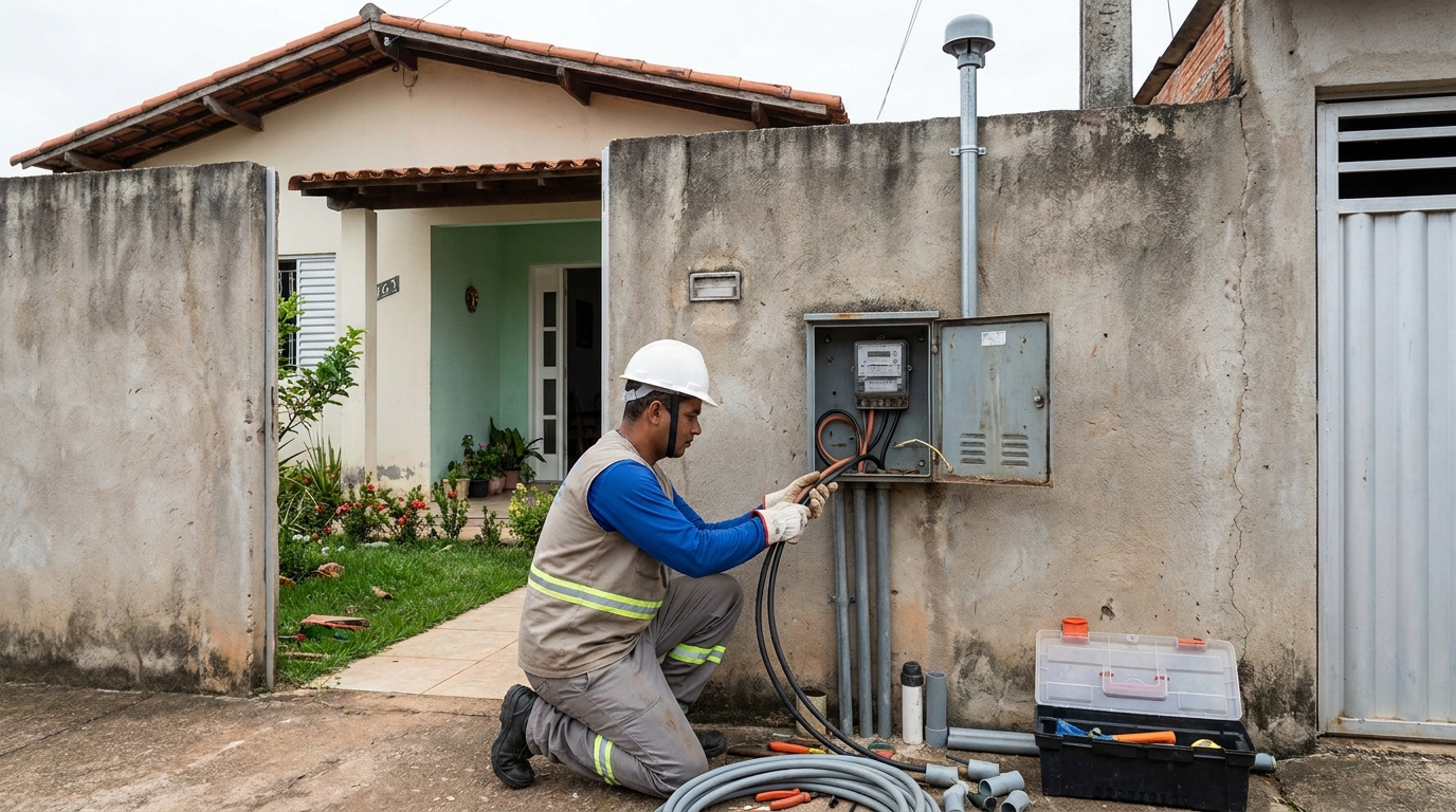 Instalacao de padrao de energia em Duque de Caxias‑RJ