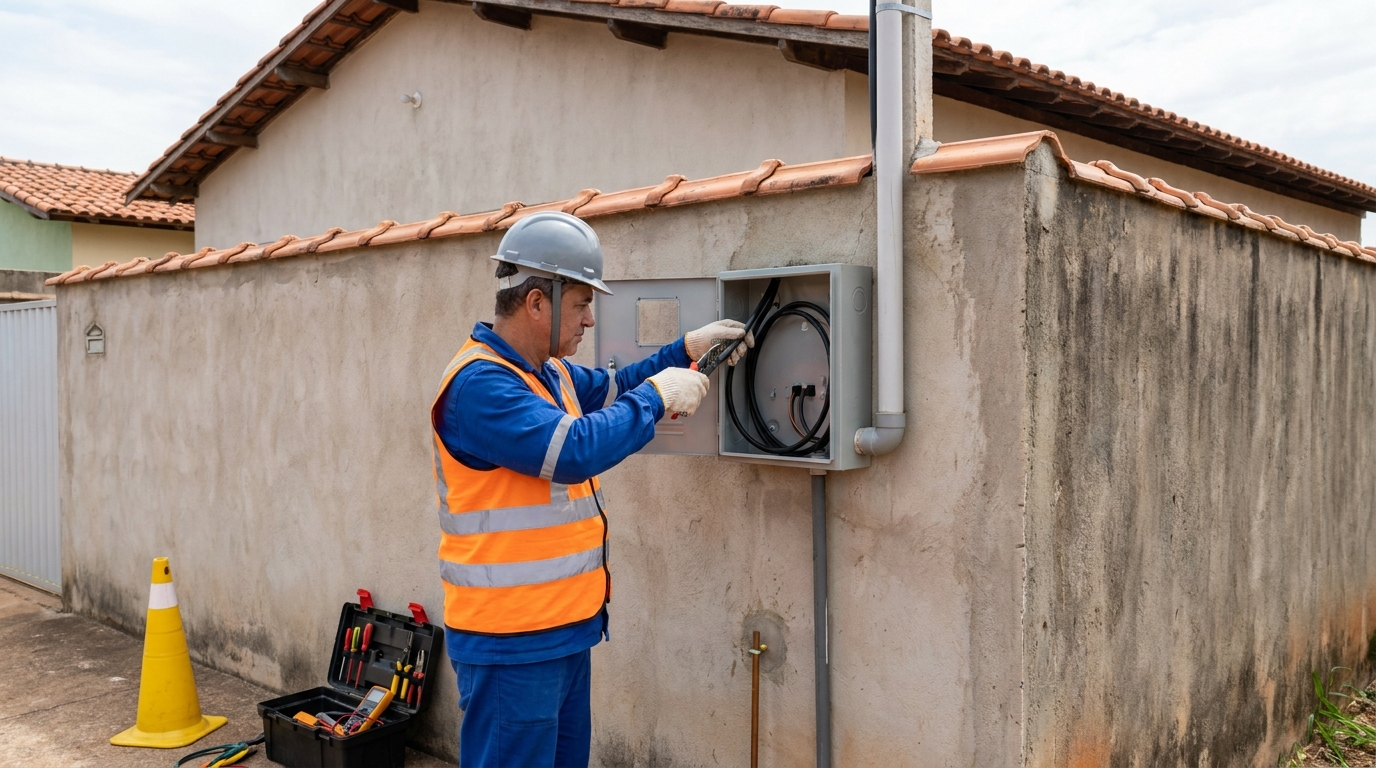 Instalacao de padrao de energia profissional em Duque de Caxias‑RJ